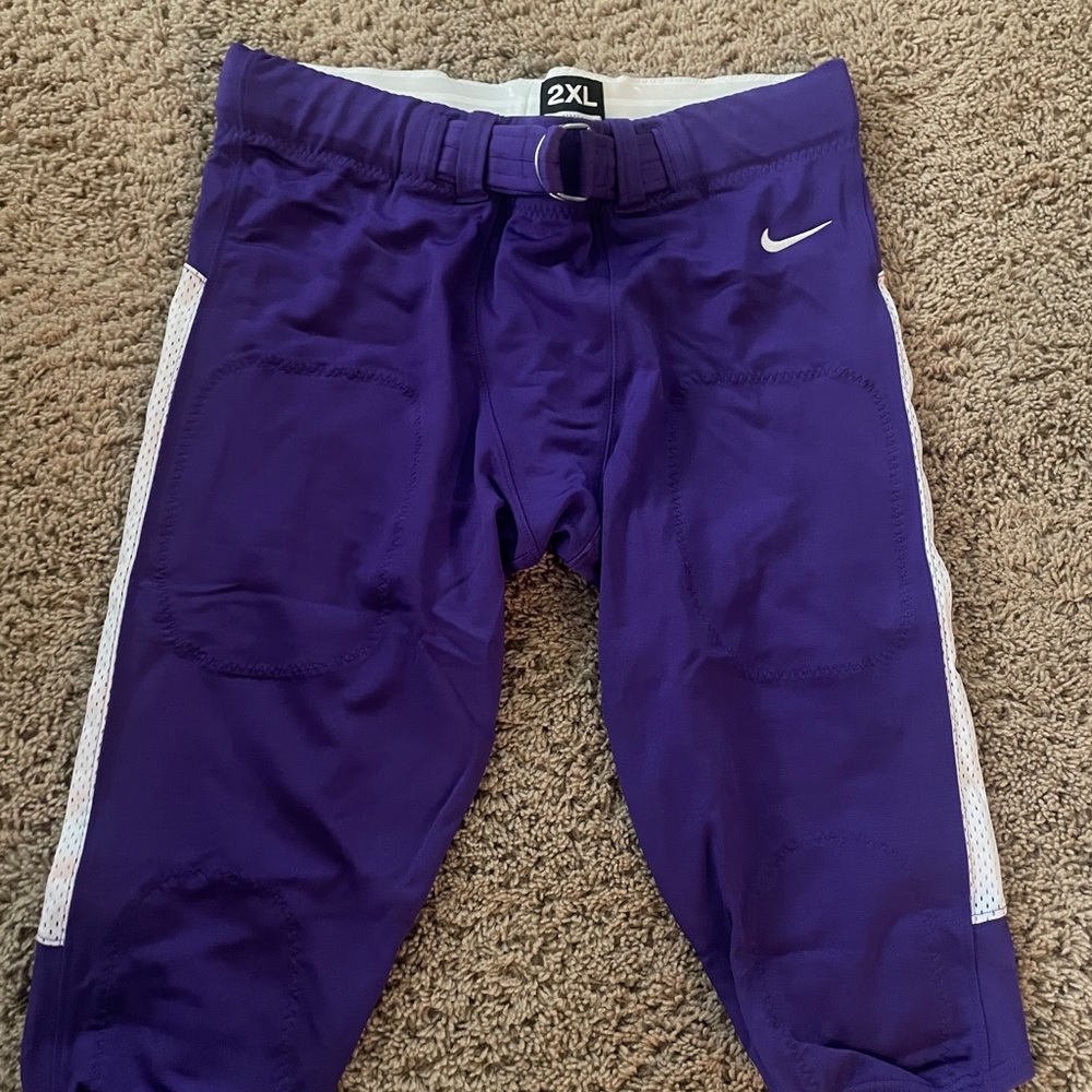 NWT Men's Nike 2XL Purple Football Pants